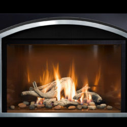 Mendota Fireplace Inserts FV33i Decor Grace Arch Black Charm