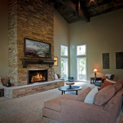 Mendota Gas Fireplaces FV42 White Oak