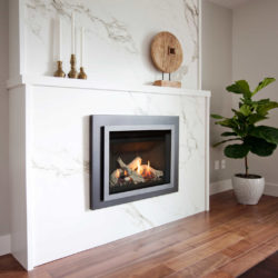 Valor Fireplace Inserts G3.5 Driftwood Fluted Black Liner Edgemont